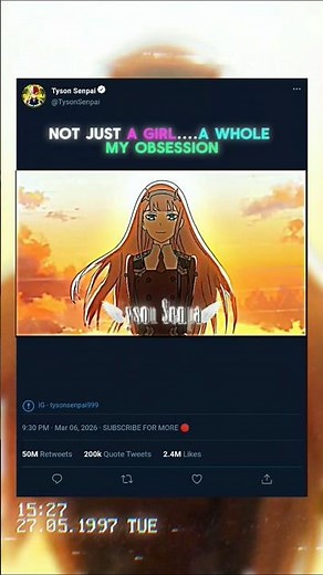 Darling in the Franxx 💗 | Zero Two Anime Edit #Shorts #animeshorts