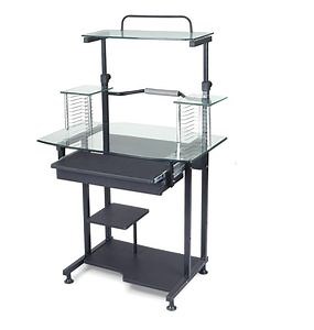 [Hot Item] Modern Computer Desk with Printer Shelf for Home Office