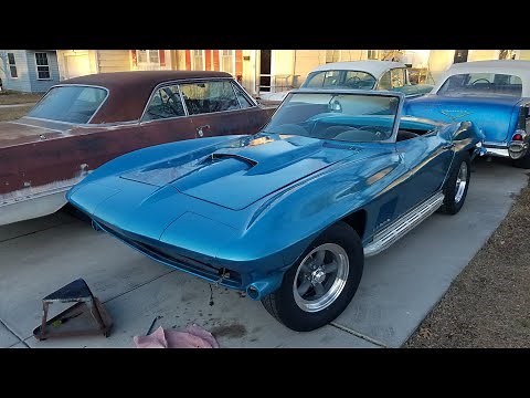 C2 headlight bucket installation.