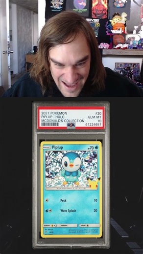 MCDONALD'S PIPLUP GAMESTOP POWER PACKS