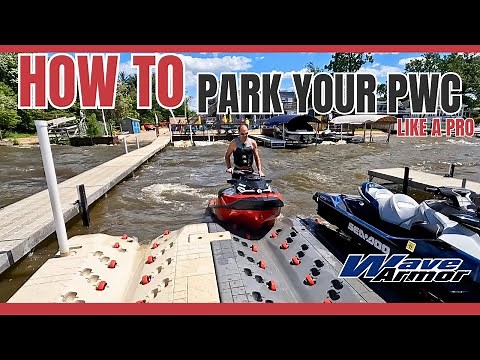 How To Park Your PWC Jet Ski On A Floating Wave Armor Dock