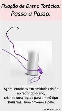 Fixação de Dreno Torácico • Passo a Passo #cirurgiageral #surgicaltech #torax