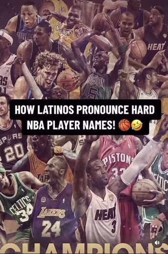 HOW LATINOS PROUNOUNCE NBA PLAYER NAMES#nba #funny #espn #mexicantiktok #trend #viral #goviral #fyp #mexican #foryou #foryoupage #fypシ #comedyvideo #fypage #gianniasantetokounmpo #jimmybutler #lukadoncic @NBA