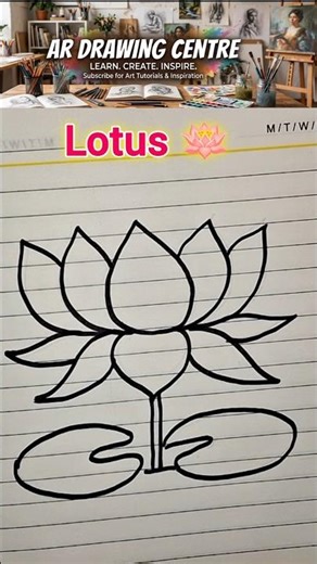 Lotus Drawing Tutorial for Beginners: Easy Step-by-Step Guide