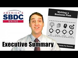 Writing a Business Plan - Executive Summary