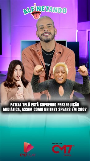 Portal CM7 on Instagram: "Patixa Teló está sofrendo perseguição midiática, assim como Britney Spears em 2007"