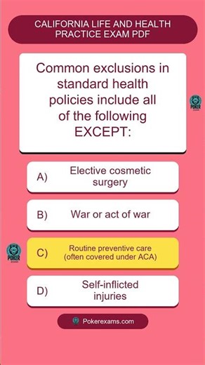 California life and health practice exam pdf