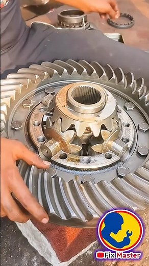 Perfect Pinion Fitting Process 🔧🔥 | Differential Gear Setup Masterclass #Shorts
