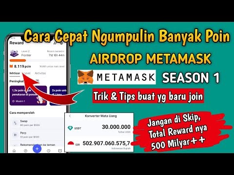 Cara Cepat Ngumpulin Banyak Poin di Airdrop MetaMask Season 1‼️ Airdrop Potensial 2025