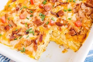 6.2K views · 29 reactions | This Loaded Tater Tot Breakfast Casserole is an easy breakfast or brinner that’s ready in just 60 minutes. This recipe serves 12 and costs $11.12 to make. That’s just 93¢ per serving! https://foodfolksandfun.net/tater-tot-breakfast-casserole/ | Food, Folks and Fun | Facebook