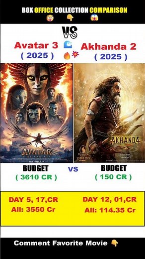 Avatar 3 Box Office Collection | Nandamuri Balakrishna | Akhanda 2 5th Day Collection,