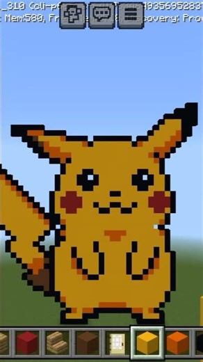 pickachu #minecraft #shorts#subscribe #pikachu