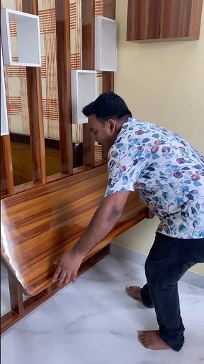 🔥 Space Saving Folding Dining Table Design 😍 | Modern & Smart Furniture #shortsfeed #furniture