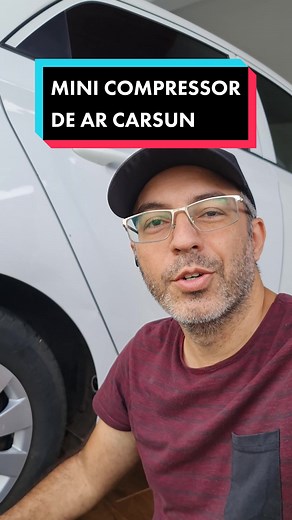 Mini Compressor de Ar Portátil e Power Bank: Praticidade