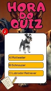 Conhece as raças de cachorro? #quiz #horadoquiz #arquizmedes #raça #cachorro