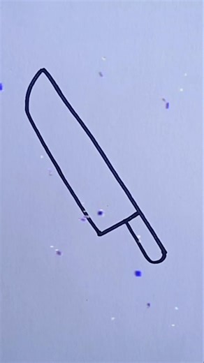 How to Draw a Simple Knife #HowToDraw #KnifeDrawing #EasyDrawing #DrawingTutorial #SimpleSketch