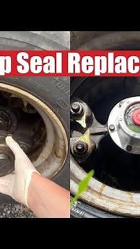 Replacing Hubcap Seal On a Trailer - Tips & Tricks