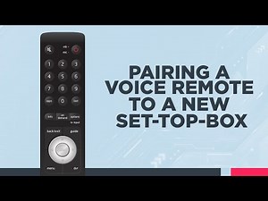 Pairing a Fision TV Voice Remote to a new Set-Top-Box