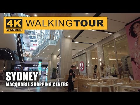 Macquarie Shopping Centre Walking Tour in Sydney, Australia (4K 60fps)