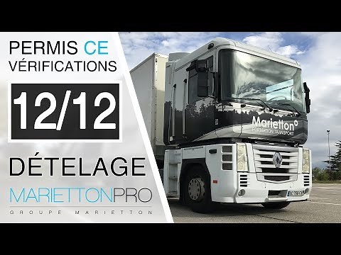 Vérifications permis CE - Dételage