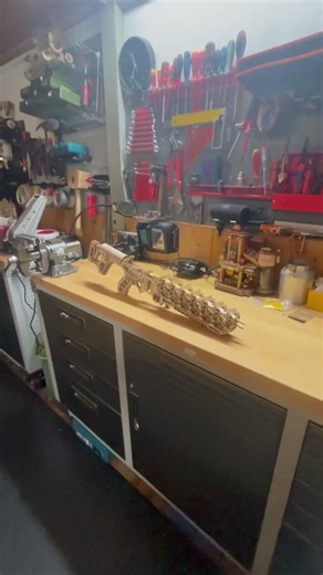 Wooden Pulse Rifle Model Build – Part 2 Results & Progress Reveal!