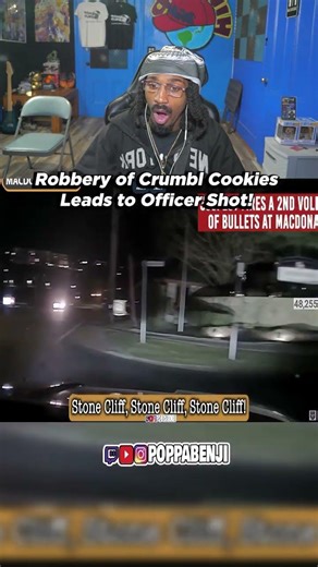 Crumbl Cookies Robbery Gone Wrong #SHORTS #poppabenji