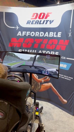 1.5K views · 13 reactions | DOF Reality motion simulator at the Sim Gaming Expo #simracing #lemansultimate #SimGamingExpo | RaceSimCentral | Facebook