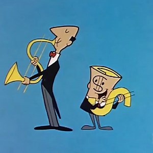 The popular animated character, Dollar Bill, was a key part of the public education campaign about the introduction of dollars and cents in 1966. Who remembers the jingle? The two actors in the jingle, Kevin Golsby and Ross Higgins, were later reunited in the television series, The Naked Vicar Show and Kingswood Country. Explore our Pocket Guides for more stories about Australia's banknotes - https://bit.ly/2PT7VmJ | Reserve Bank of Australia