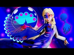 [Miraculous Ladybug] Emilie Agreste AKUMATIZED transformation (shadow peacock)