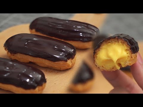 Vanilla Chocolate Eclair