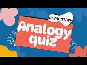 Simple Analogy Test