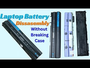 How to Disassemble Laptop battery without damaging it | Dell laptop battery disassembly | Teardown