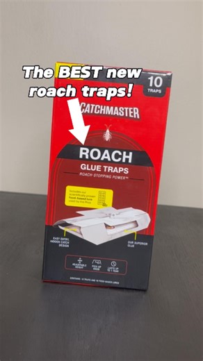 Cockroach traps, new and improved. ✅ Our new line of Roach Glue Traps provides the ultimate solution for at-home roach control. With multiple ways to deploy, food-based bait pellets, and backed by our classic pest-stopping power, these traps make taking on a roach problem easier than ever. Get yours today: https://ow.ly/wgN350WQFKN #cockroach #pestcontrol #infestation #Catchmaster | Catchmaster | Facebook