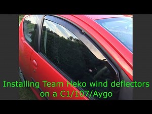 C1/107/Aygo Team Heko wind deflector install
