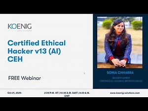 Become Certified as a WHITE HAT Hacker with CEH v13!