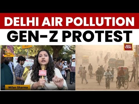 'If Air Is Free, Why Is Breathing A Privilege?': Protesters Question Delhi's Severe Air Pollution