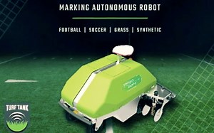 Turf Tank | GPS定位体育场草皮自动划线器