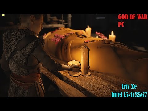 God of War PC Gameplay - Intel Iris Xe