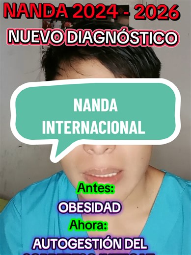 Novedades NANDA INTERNACIONAL creador de contenido #enfermeria #nanda #diagnosticos #similitudes #diferencias #noc #nic #nursing #nurse #nic #nursing