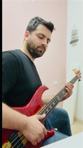 Funk groove bass slap using my vintage bass