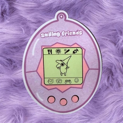 Glep - Smiling Friends Tamagotchi Sticker for Water Bottle, Laptop, Journal and More! - Etsy