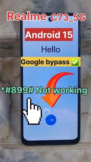 Realme C73 5G Android 15 Google bypass #smartphone #androidbypass #tech