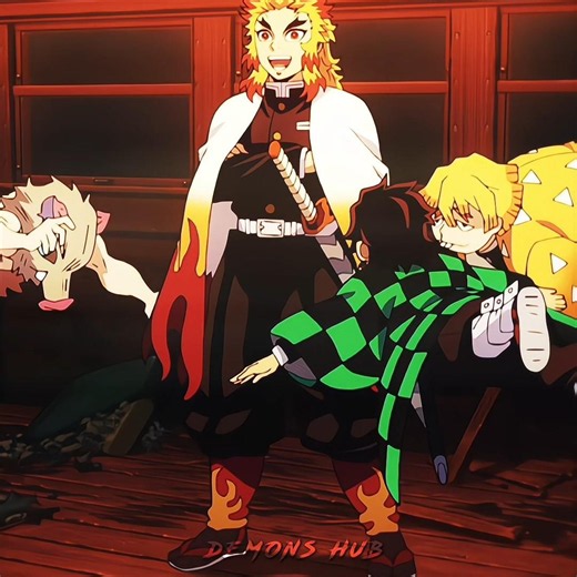 Bade Bhaiya Zindabad ! #anime #demonslayer #kny #rengoku #viralshort #viraledit #tanjiro #edit