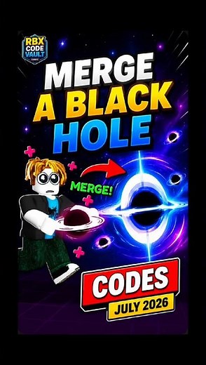 🚨 GET FREE REWARDS FAST Merge A Black Hole Codes (July 2026) #roblox #codes