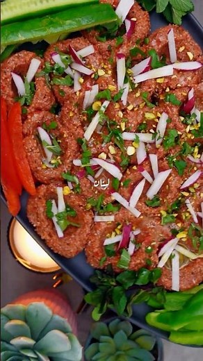 The best Lebanese kibbeh nayyeh! #kibbeh