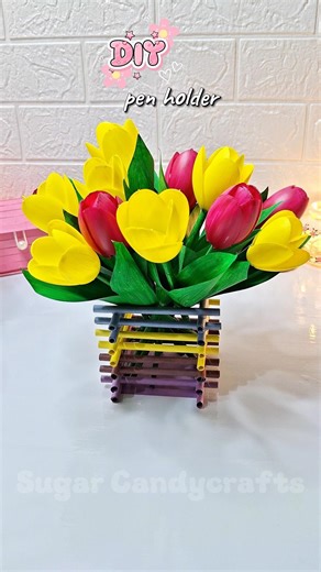 DIY Pen holder #shorts #craft #papercraft #shortsviral #trending