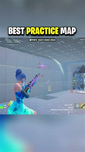 I found the BEST PRACTICE Map in FORTNITE 😈 #fortnite #fortniteclips
