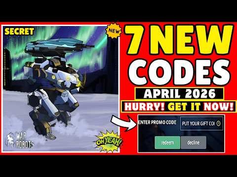 SURPRISE 💥 WAR ROBOTS NEW GIFT CODES APRIL 2026 || WAR ROBOTS PROMO CODES | WAR ROBOTS REDEEM CODES