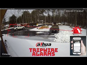 Setting Up Dahua AI Tripwire Alerts for PC and Cellphone Notifications