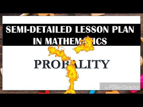 SEMI DETAILED LESSON PLAN | PROBABILTY